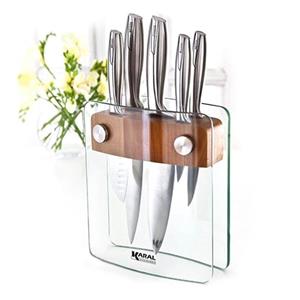   سرویس چاقوی آشپزخانه 6 پارچه کارال مدل بیوتی شارپ