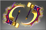 اسکین dota مخصوص pc طرح Golden Basher Blades