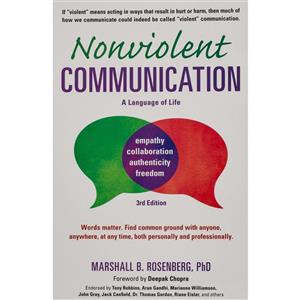 کتاب Nonviolent Communication اثر Marshall B. Rosenberg and Deepak Chopra انتشارات Independent Publishers Group