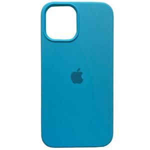 کاور مدل سیلیکونی آبی روشن مناسب برای گوشی موبایل اپل IPHONE 12 PRO MAX