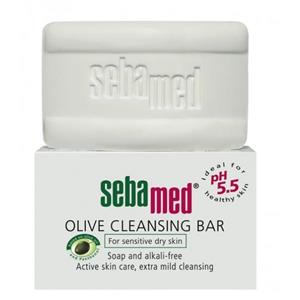 سبامد - پن پاک کننده پوست خشک روغن زیتون Sebamed -  olive cleansing bar 