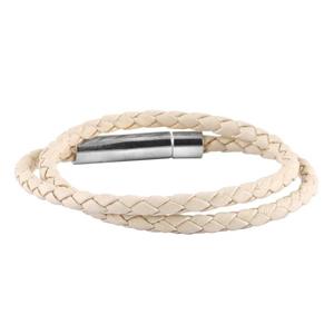 دستبند چرمی  آتیس کد I900SHSLV Atiss I900SHSLV Leather Bracelet
