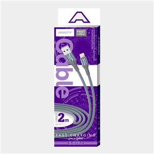 کابل شارژ لایتنینگ انستی (ANSTY) مدل S019I طول 2 متر