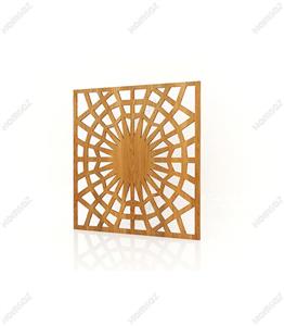 تایل ام دی اف معرق کدPN 24 بلوط گردویی سقف کاذب MDF 