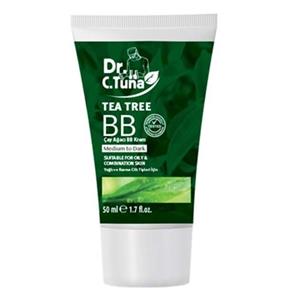 بی کرم Tea Tree دکتر سی تونا فارماسی مدیوم تا تیره Medium to Dark حجم 50 میل 