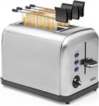 توستر پرینسس هلند Princess Edelstahl Toaster mit zwei Schlitze – herausnehmbares Krümmelfach - 142354