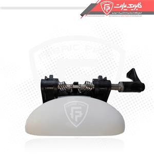 مجموعه دستگیره درب بازکن بیرونی پژو 207 سفید جلو چپ