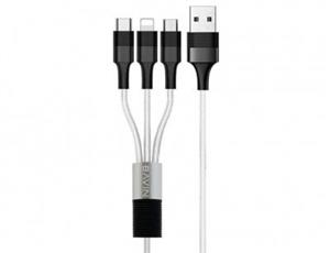 کابل شارژ سه سر باوین Bavin CB-163 3in1 Cable 1m