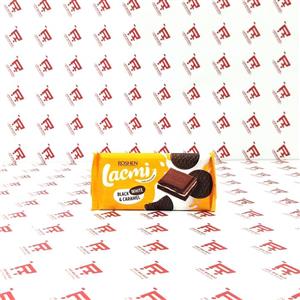 شکلات شیری کاراملی با تکه های بیسکوئیت لاکمی روشن  (roshen) 90گرمی