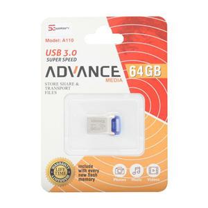 فلش مموری USB 3.0 ادونس مدیا مدل A110 ظرفیت 64 گیگابایت Advance USB3.0 Flash Memory 64GB 