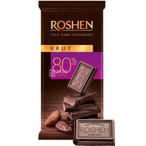 شکلات تلخ ۸۰درصد تخته ای روشن ROSHEN حجم 85 گرم 
