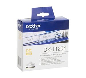 برچسب پرینتر لیبل زن برادر مدل DK-11204 Brother DK-11204 Label Printer Label