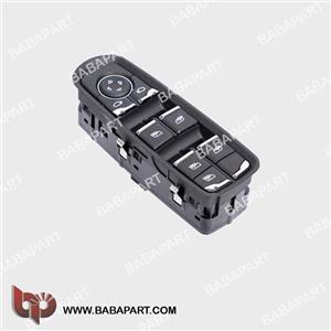 کلید شیشه بالابر راننده جلو چپ (بدون تاشو آینه) کوپا ریگان