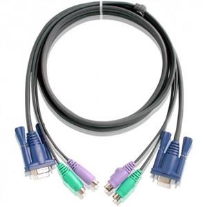 کابل Slim HDB, PS/2 KVM آتن مدل ATEN 2L5002P طول 2 متر