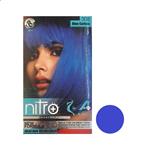 کیت رنگ مو و ابرو نیترو پلاس شماره 308 حجم 50 میلی لیتر رنگ آبی کاربنی
