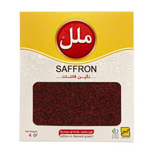 زعفران سرگل درجه یک ملل - 4 گرم