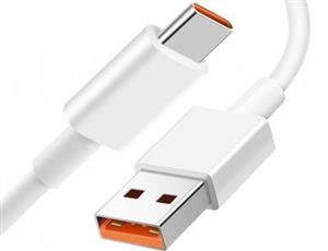 کابل شارژ سریع تایپ سی شیائومی Xiaomi 6A Type-C Fast Charge Cable 1m