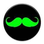 برچسب موبایل مای سیحان مدل Moustache مناسب برای پایه نگهدارنده مغناطیسی