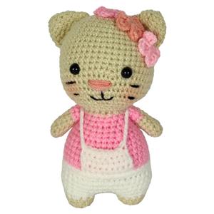 عروسک بافتنی پیشی کد 20