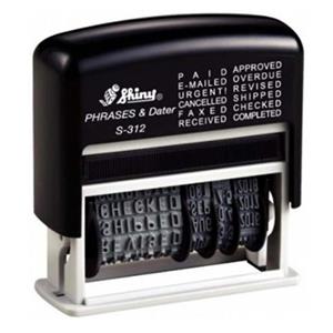 دستگاه مهر شاینی مدل S-312 تاریخ و 12 مطلب