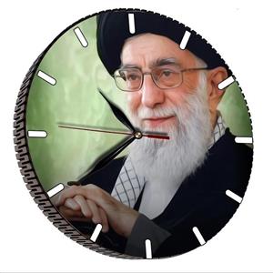 ساعت دیواری مدل امام خامنه ای کد 2
