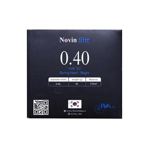 سیم سنتور زرد 40 گرمی نوین سیم سایز 0.40