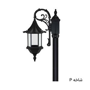 چراغ پارکی تکشاخه ایفل مدل لاکچری سری دو کوچک کد 24