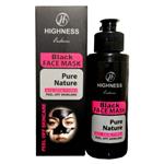 ماسک صورت هاینس HIGHNESS مدل زغال PURE NATURE حجم ۱۲۰ میلی لیتر