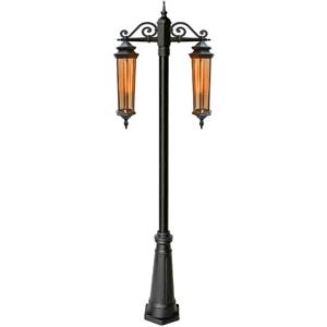 چراغ پارکی لاکچری سری یک بزرگ دو شاخه ایفل کد E2521D-L