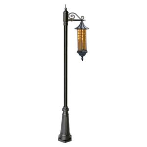 چراغ پارکی ایستاده لاکچری سری دو بزرگ یکطرفه ایفل مدل E2611D-L