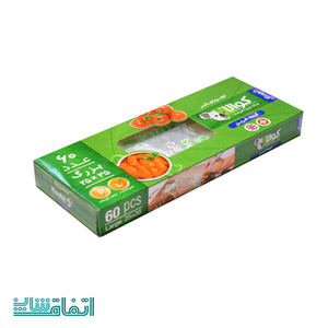 کیسه فریزر کوالا مدل کریستال دارای فضای یادداشت بسته 60 عددی