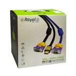 کابل 10 متری VGA 3+9 رویال ROYAL