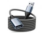 کابل افزایش طول یو اس بی جویروم Joyroom USB2.0 extension cable 2m gray S-2030N13