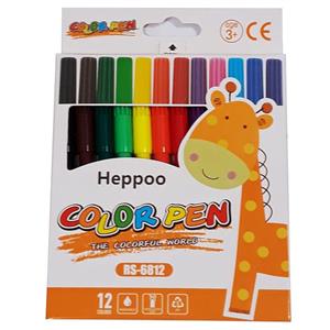 ماژیک رنگ آمیزی 12 رنگ هپو کد 15