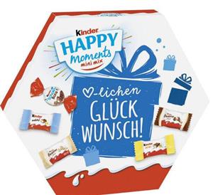 شکلات کادویی کیندر میکس مینی 161 گرم  happy moment mini mix