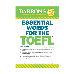 کتاب ESSENTIAL WORDS FOR THE TOEFL اثر Steven J.Matthiesen انتشارات BARRON'S Book Barron s ESSENTIAL WORDS FOR THE TOEFL