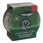 کنسرو ماهی تون در روغن با سبزیجات گیلانی - 180 گرم