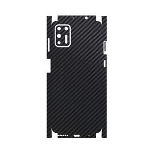برچسب پوششی ماهوت مدل Carbon-Fiber-FullSkin مناسب برای گوشی موبایل موتورولا Moto G9 Plus MAHOOT Black-Carbon-Fiber-FullSkin Cover Sticker for Motorola Moto G9 Plus