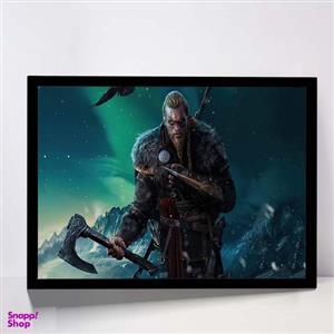 تابلو مدل assassins creed valhalla game کد F-10038