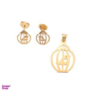 نیم ست طلا 18 عیار زنانه سپیده گالری مدل SH0031