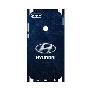 برچسب پوششی ماهوت مدل Hyundai FullSkin مناسب برای گوشی موبایل هواوی Y7 Prime 2018 MAHOOT Cover Sticker for Huawei 