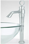 شیر روشویی پایه بلند راسان مدل آنیتا کروم مات/طلا مات