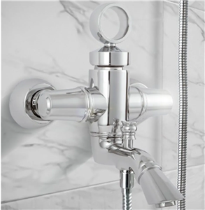 شیر حمام راسان مدل آنیتا کروم مات/طلا مات