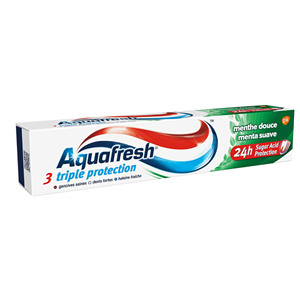 خمیر دندان آکوافرش مدل Triple Protection Menthe Douce حجم 75 میلی لیتر