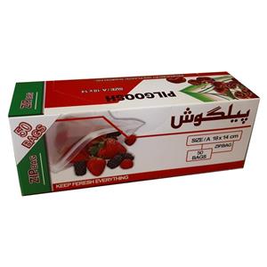 کیسه زیپ دار پیلگوش کد 1814 بسته 50 عددی