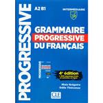 کتاب Grammaire Progressive Du Francais A2 B1 - Intermediaire - 4ed اثر Maia Greogoire and Odile Thievenaz انتشارات جنگل