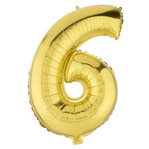 بادکنک فویلی هپی شو مدل Six سایز 32 اینچ