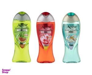 شامپو بدن اکتیو مدل 456 حجم 400 میلی لیتر مجموعه 3 عددی