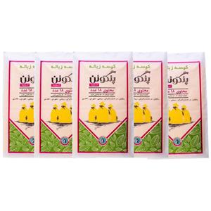 کیسه زباله پنگوئن مدل P50.60 پنج بسته 18 عددی
