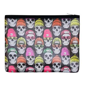 پوشه مدل زیپ دار طرح جمجمه اسکلت کد LFA301209